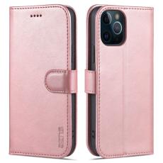 AZNS iPhone 13 Pro Max - AZNS L&auml;der Fodral - Ros&eacute;guld