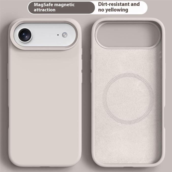 Bild 2,  iPhone Air Skal MagSafe Liquid Silikon Beige