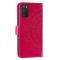  Samsung Galaxy A03s Fodral Mandala Läder Rosa