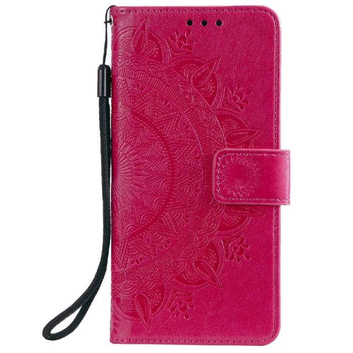 Bild 2,  Samsung Galaxy A03s Fodral Mandala Läder Rosa