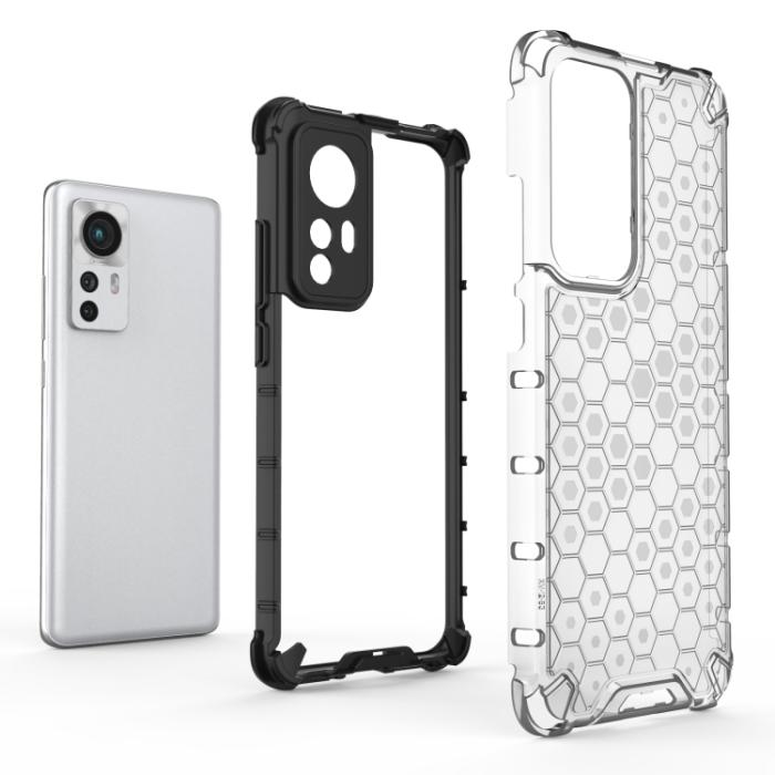 Bild 3,  Xiaomi 12 Skal Shockproof Honeycomb Vit