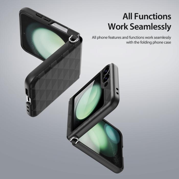 Bild 6, DUX DUCIS DUX DUCIS Galaxy Z Flip 6 / 7 FE Skal Fitt Series Korthållare Svart
