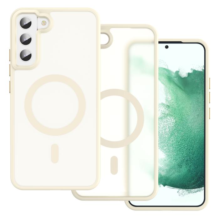Bild 2, ColorPop ColorPop Samsung Galaxy S22 Plus Skal CH MagSafe Matt Off White