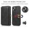  iPhone 14 2in1 Flerfack Magnet Fodral / Skal Svart