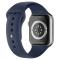 ColorPop Apple Watch 42/44/45/46/49 mm Silikon Armband (M/L) Midnight Blue