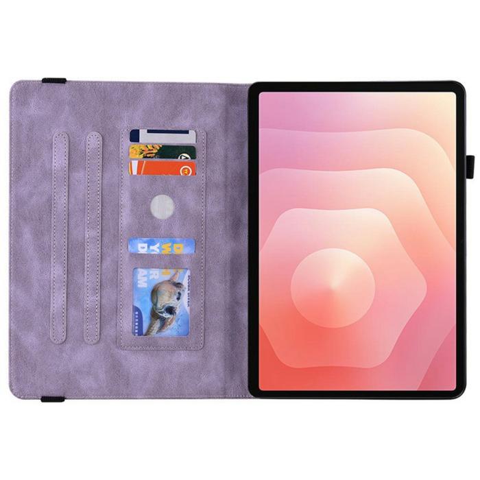 Bild 2,  Samsung Galaxy Tab S11 Fodral Butterfly Flower Lila