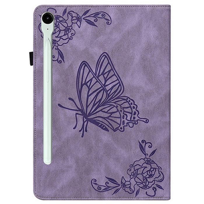 Bild 6,  Samsung Galaxy Tab S11 Fodral Butterfly Flower Lila