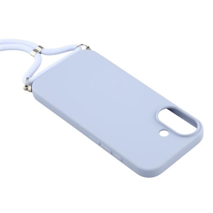 Bild 4,  iPhone 17 Skal TPU Med Mobilsnöre Lila