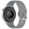  Klockarmband 22 mm Silikon Wave Design Mörk Grå