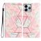  Xiaomi Redmi Note 14 5G Fodral Med Tryck Rosa Marmor