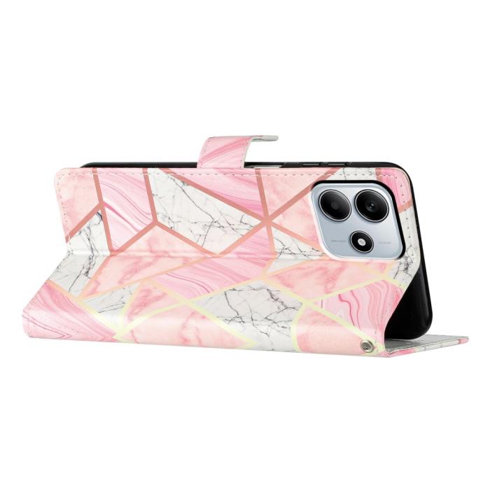 Bild 3,  Xiaomi Redmi Note 14 5G Fodral Med Tryck Rosa Marmor