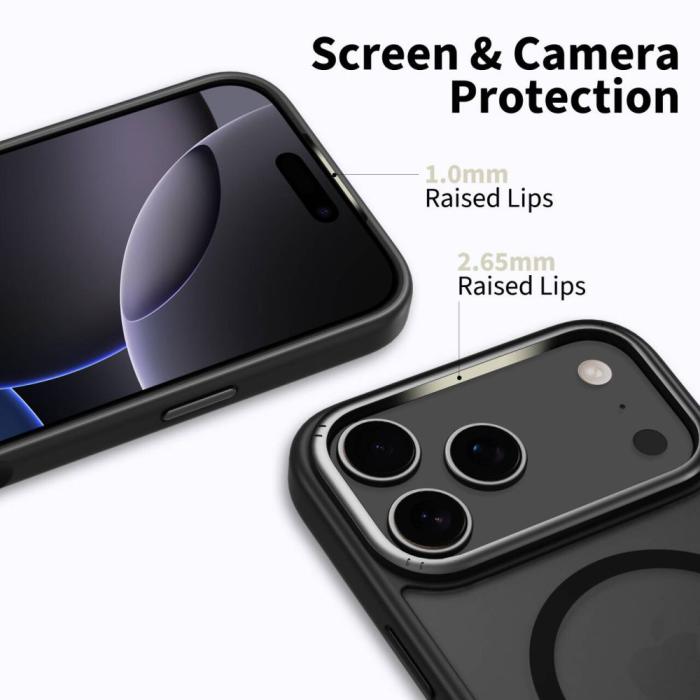 Bild 2, Tech-Protect Tech-Protect iPhone 17 Pro Max Skal MagSafe MagEdge Matt