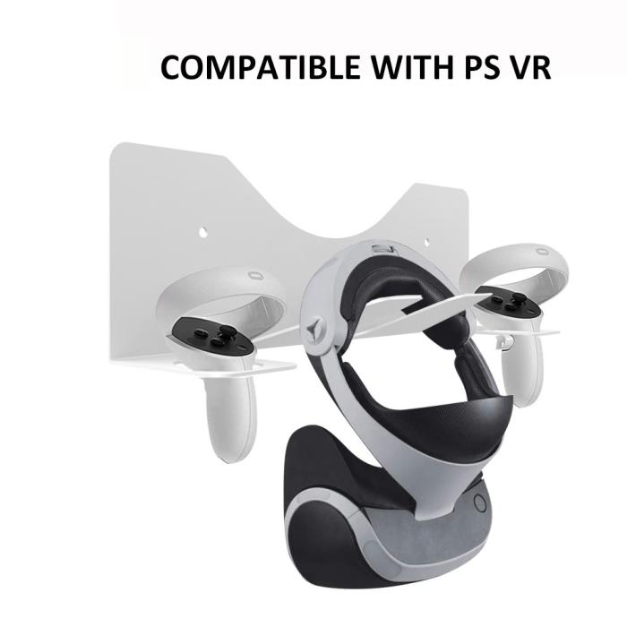 Bild 5, JYS JYS Meta Quest 2 / PS VR2 Väggfäst För Headset & Kontroll Vit