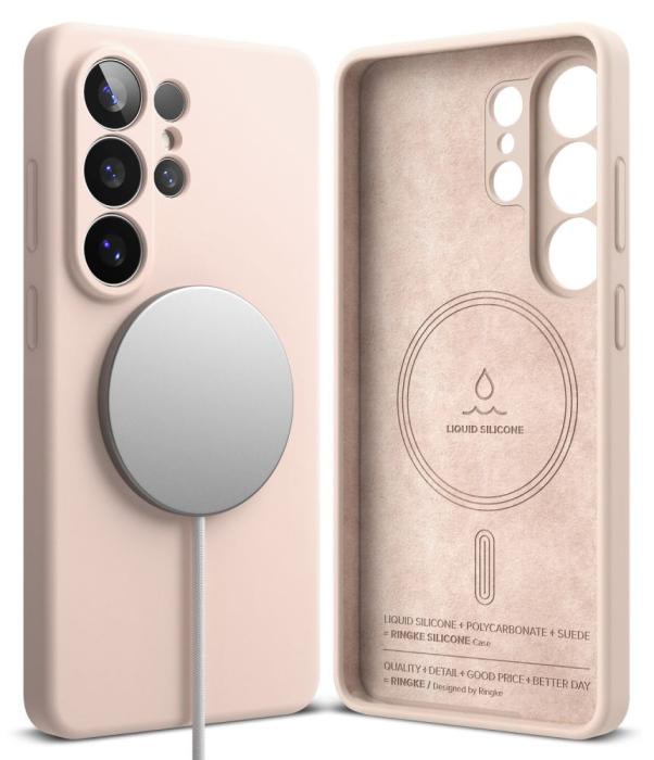 Bild 2, Ringke Ringke Galaxy S26 Ultra Skal MagSafe Silicone Pink Sand