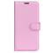  Samsung Galaxy A15 5G Fodral Litchi Läder Ljus Rosa