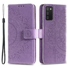  Samsung Galaxy A03s Fodral Mandala L&auml;der Lila