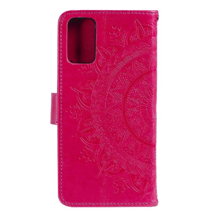 Bild 5,  Samsung Galaxy A03s Fodral Mandala Läder Rosa