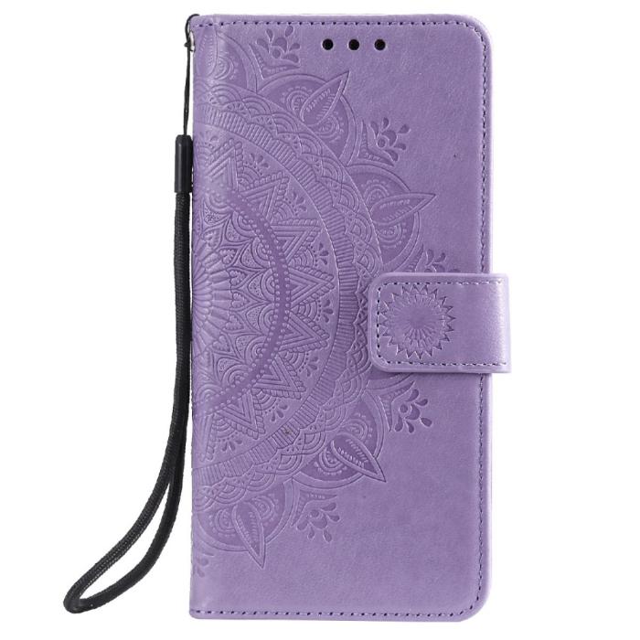 Bild 2,  Samsung Galaxy A03s Fodral Mandala Läder Lila
