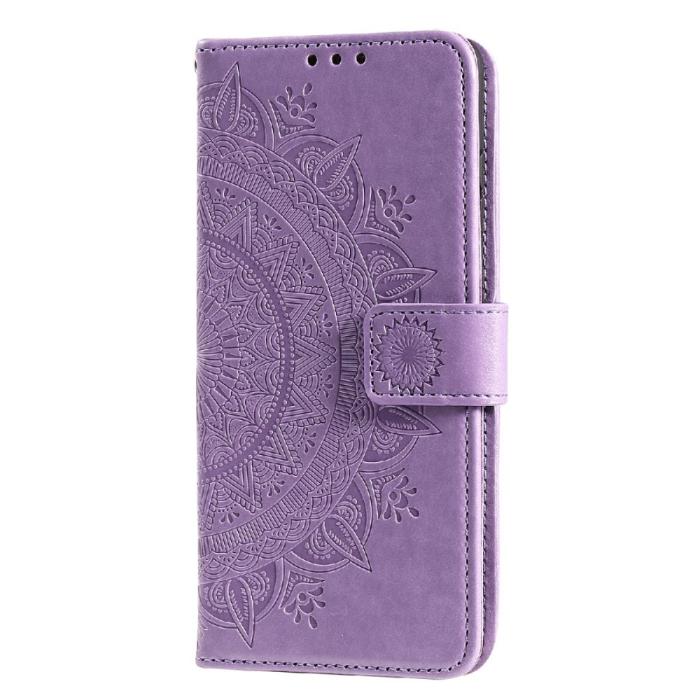 Bild 3,  Samsung Galaxy A03s Fodral Mandala Läder Lila