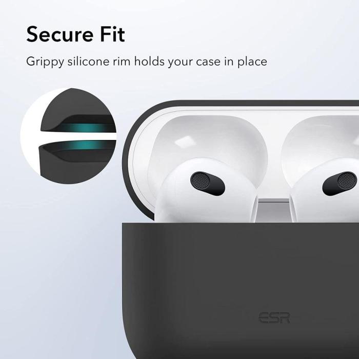Bild 2, ESR ESR Apple AirPods 3 (2021) Skal Bounce Svart