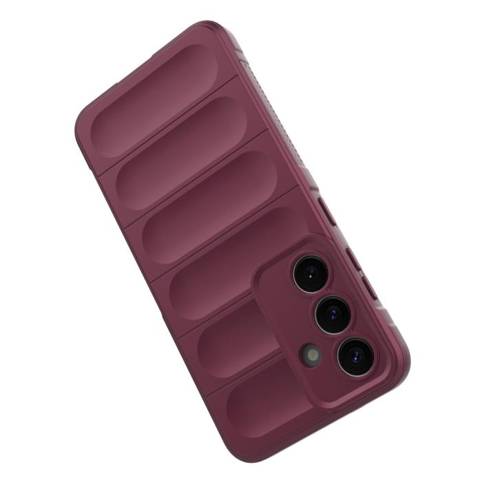 Bild 4,  Samsung Galaxy S25 Skal Magic Shield Vinröd