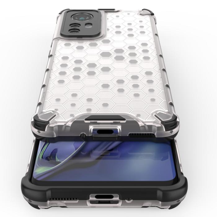 Bild 5,  Xiaomi 12 Skal Shockproof Honeycomb Vit