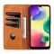 AZNS AZNS Xiaomi Redmi 10C Fodral Flip Läder Brun