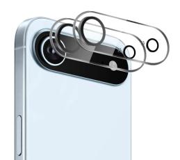  2-Pack iPhone Air Linsskydd I H&auml;rdat Glas