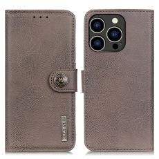 KHAZNEH KHAZNEH iPhone 16 Pro Fodral L&auml;der Khaki