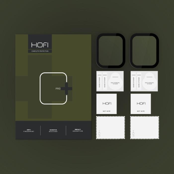 Bild 2, HOFI HOFI Apple Watch 11/10 42 mm 2-PACK Skärmskydd Pro+ Hybrid Glas