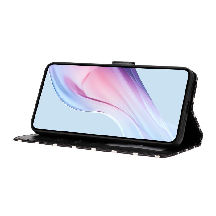 Bild 5,  Google Pixel 11 / 11 Pro Fodral Läder Prickigt Mönster Svart