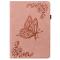  Samsung Galaxy Tab S11 Fodral Butterfly Flower Rosa