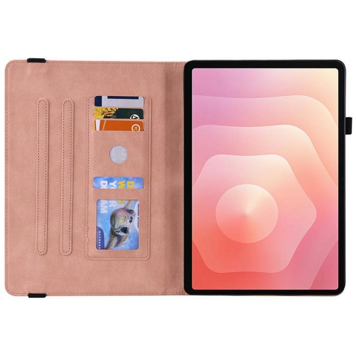 Bild 2,  Samsung Galaxy Tab S11 Fodral Butterfly Flower Rosa