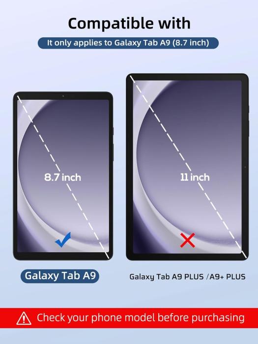 Bild 2,  2-Pack Samsung Galaxy Tab A11 / A9 Skärmskydd I Härdat Glas
