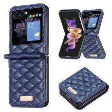 BINFEN BINFEN Galaxy Z Flip 5 Skal Diamond Textur Bl&aring;