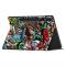  Galaxy Tab S9 Fodral Läder 360° Rotation Grafitti