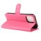  iPhone 12 Pro Max - Litchi Fodral - Rosa