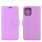  iPhone 12 Pro Max - Litchi Fodral - Lila