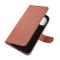 iPhone 12 Pro Max - Litchi Fodral - Brun
