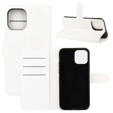  iPhone 12 Pro Max - Litchi Fodral - Vit