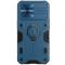 NILLKIN iPhone 13 Pro Max - NILLKIN CamShield Armor Hybrid Ring Skal - Blå