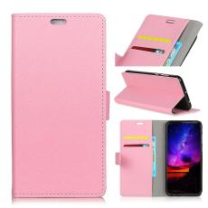  Nokia 9 PureView - Pl&aring;nboksfodral PU-L&auml;der - Ljus Rosa
