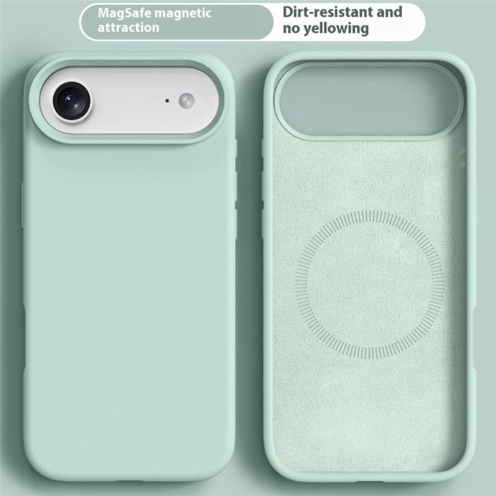 Bild 2,  iPhone Air Skal MagSafe Liquid Silikon Grön