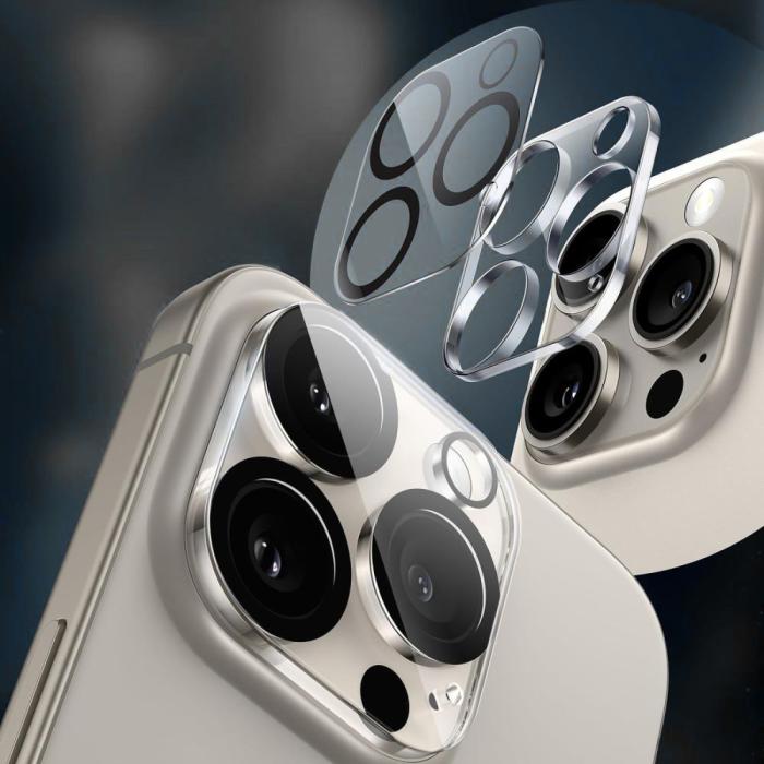 Bild 3, Tech-Protect Tech-Protect iPhone 17e / 16e Linsskydd Härdat Glas CamFit+
