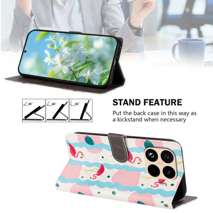 Bild 2,  Xiaomi 15T Pro Fodral Med Tryck Flamingos