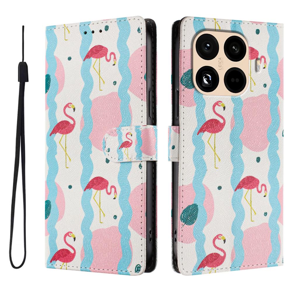  Xiaomi 15T Pro Fodral Med Tryck Flamingos