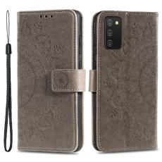  Samsung Galaxy A03s Fodral Mandala L&auml;der Gr&aring;