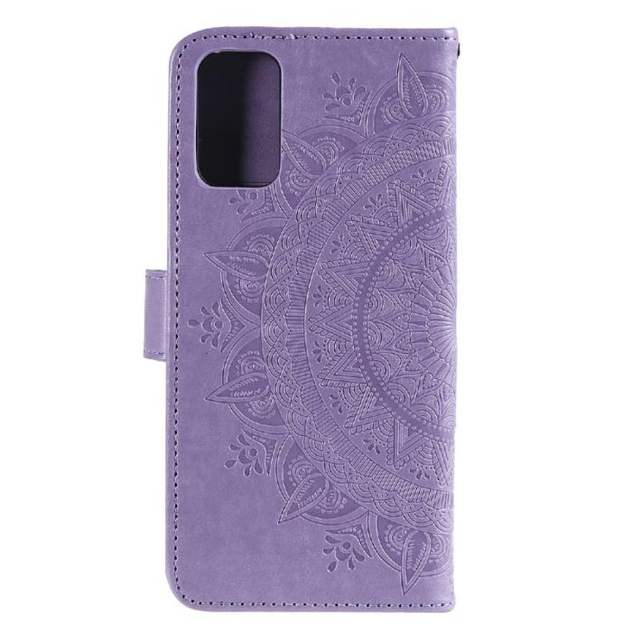 Bild 5,  Samsung Galaxy A03s Fodral Mandala Läder Lila