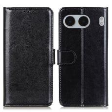  OnePlus Nord 4 Fodral Crazy Horse Retro Svart