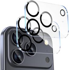  2-Pack iPhone 17 Pro Max Linsskydd I H&auml;rdat Glas